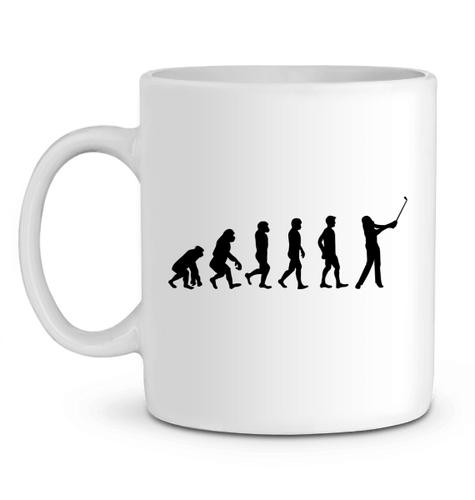 LET'S GOLF IT - Mug EVOLUTION GOLF - idées cadeaux golf homme femme