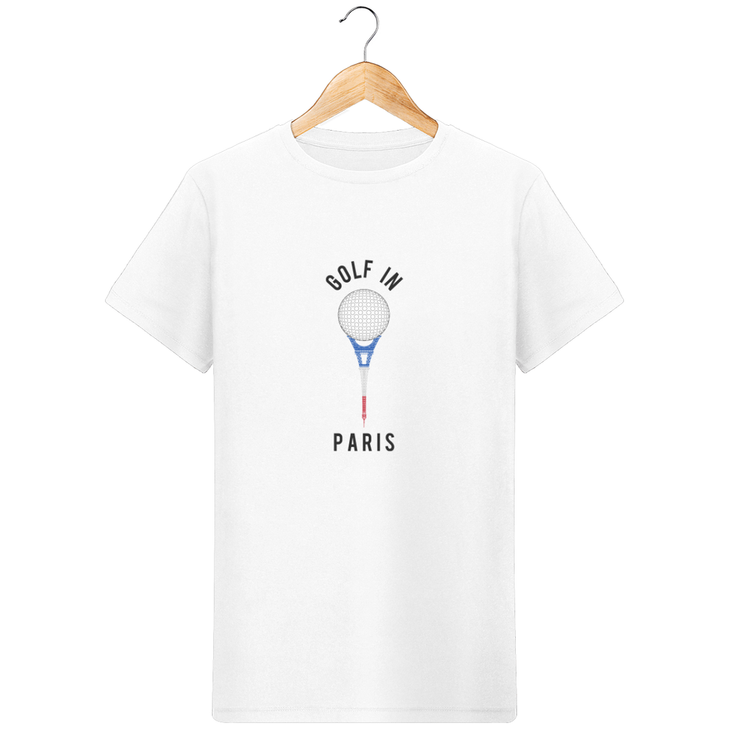 LET'S GOLF IT - T-Shirt en coton bio GOLF IN PARIS - idées cadeaux golf homme femme