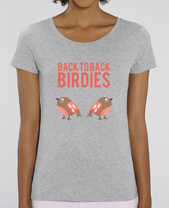 T-shirt en coton bio BACK TO BACK BIRDIES
