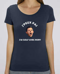 T-shirt en coton bio J'PEUX PAS J'AI GOLF AVEC RORY